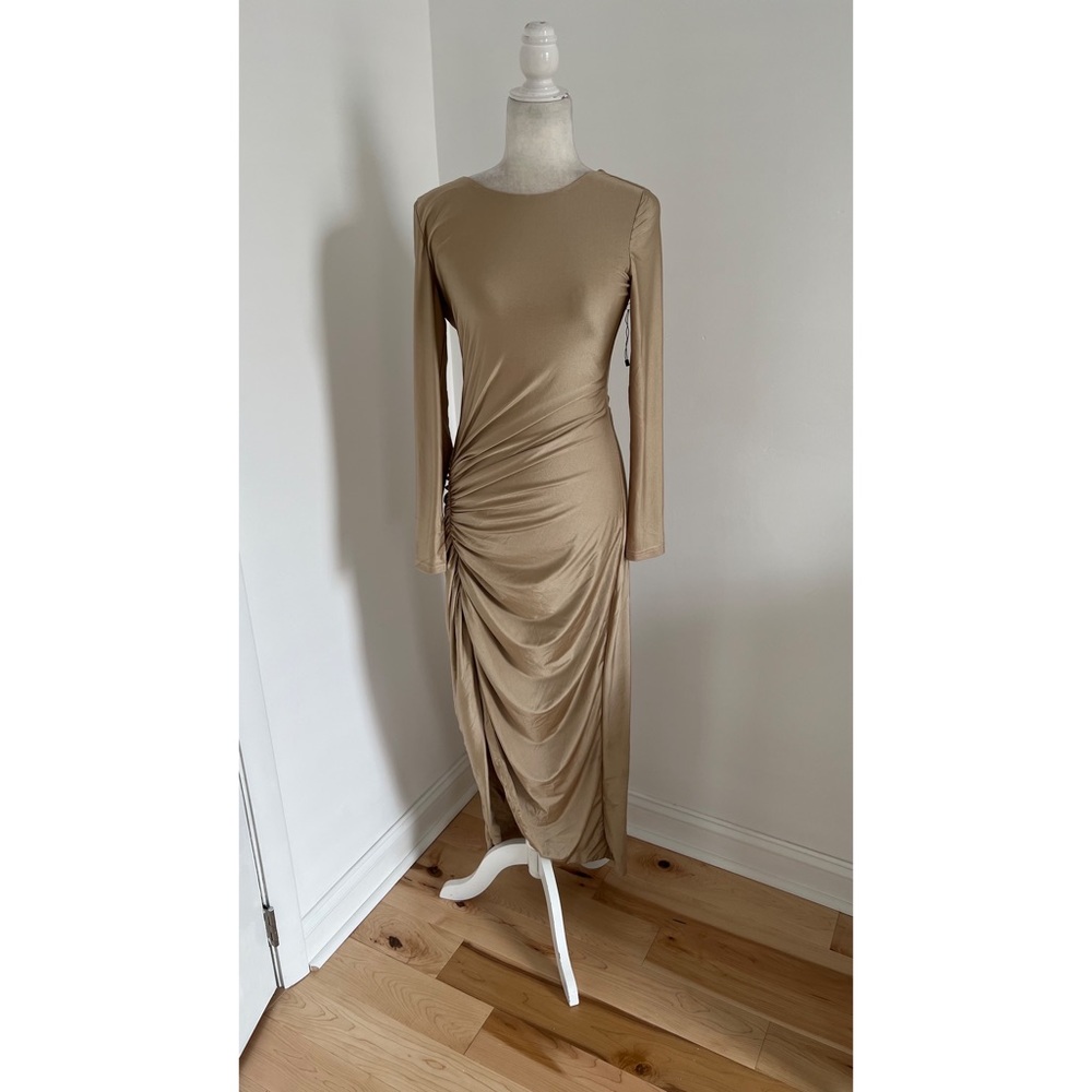 LIONESS AMORE WIDE SLIT LONG DRESS - Picture 4 of 7